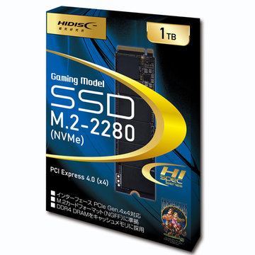SSD 1TB M.2 (Type2280 NVMe1.3/PCIe Gen4)