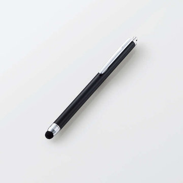 タッチペン/スマホ・タブレット用/抗菌/超感度/ブラック