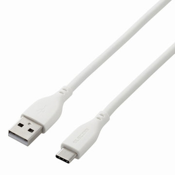 USB-A to USB Type-Cケーブル/1.0m/ホワイト