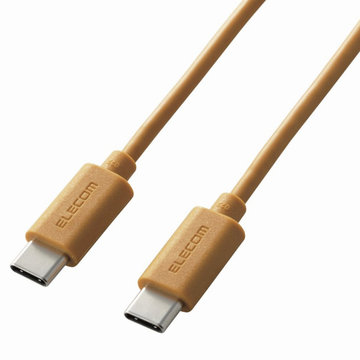 USB Type-C to Type-Cケーブル/1.0m/ライトブラウン