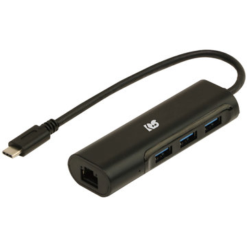 USB Type-C ギガビットLANアダプター USBハブ付
