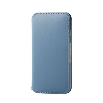 iPhone SE 第3世代/手帳型ケース/耐衝撃/ブルー