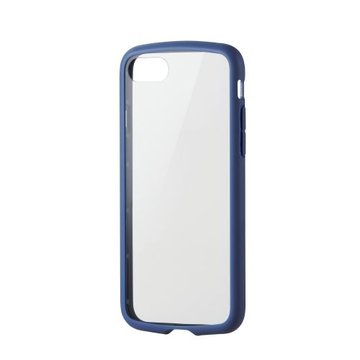 iPhone SE 第3世代/ケース/背面ガラス/ネイビー