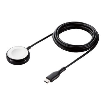 AppleWatch磁気充電ケーブル/USB-C/2.0m/ブラック
