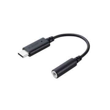 音声変換ケーブル/USB-C to 3.5mmステレオミニ/ブラック