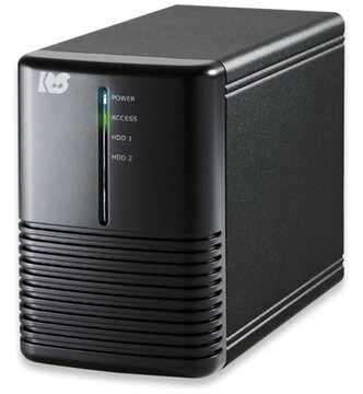 USB3.0 RAIDケース (HDD2台用) ブラック