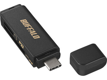 USB3.0 Type-C カードリーダー SD用直挿し ブラック