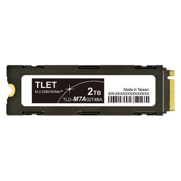 ヒートシンク付内蔵SSD 2TB PCle Gen4x4 M.2 2280