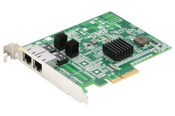 拡張カード PCIe(4)規格2ポートギガLAN PoE対応