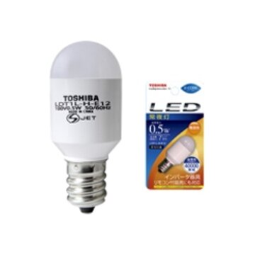 LED電球 常夜灯形 0.5W E12 電球色