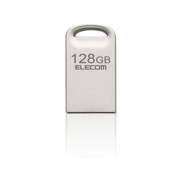 USBメモリ/USB3.2(Gen1)/超小型/128GB/シルバー