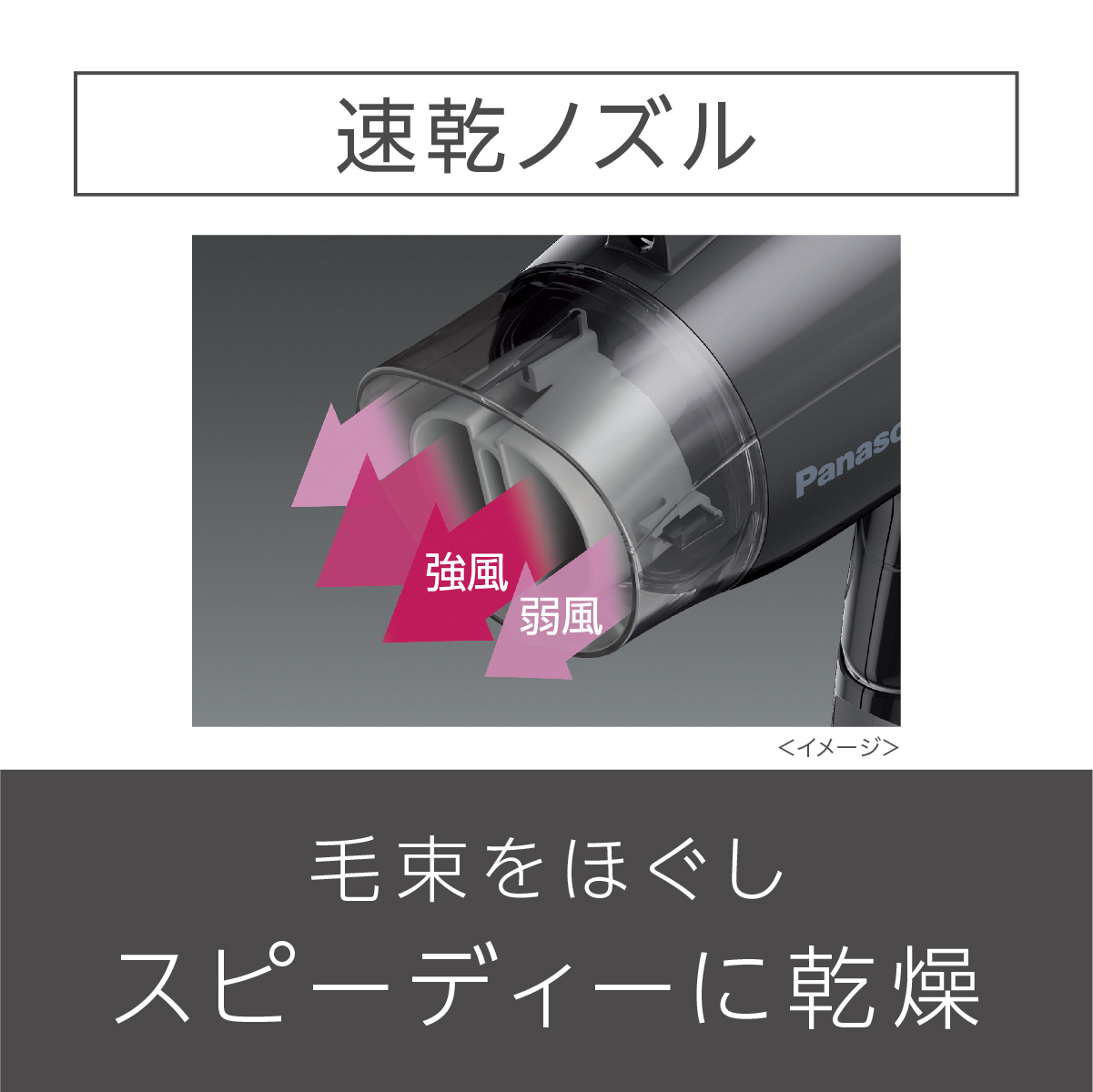 ヘアドライヤー イオニティ (グレー)