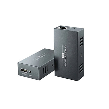 PoE対応HDMIモニタエクステンダー/送受信器セット