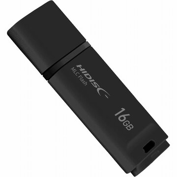 USB2.0 フラッシュドライブ(MLC) 16GB 黒 キャップ式