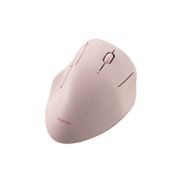 マウス/無線2.4GHz/5ボタン/抗菌/静音設計/ピンク