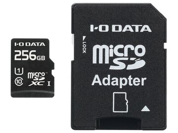 UHS1 microSDXCカード SDアダプタ付 256GB