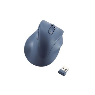 マウス/右手専用/Sサイズ/無線/5ボタン/ブルー