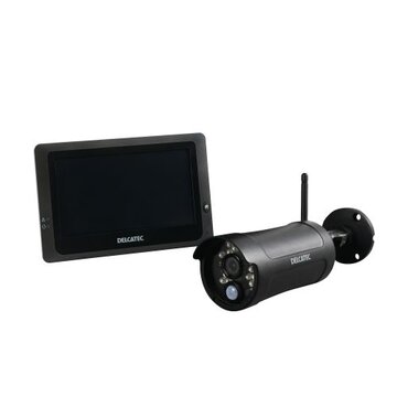 ワイヤレスフルHDカメラセット/7インチモニター/カメラIP66/電池レス