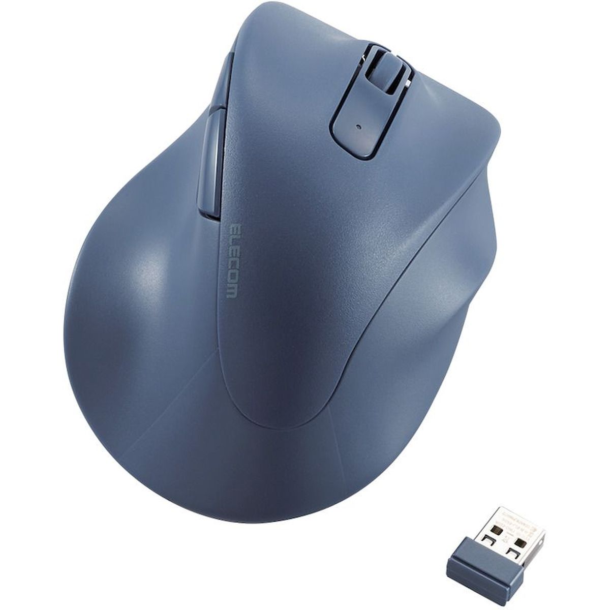 マウス/EX-G/右手用/XLサイズ/無線/5ボタン/ブルー