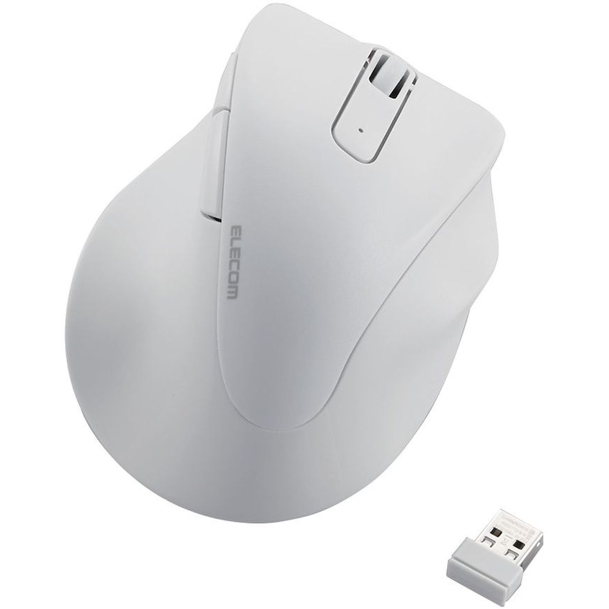 マウス/EX-G/右手用/XLサイズ/無線/5ボタン/ホワイト