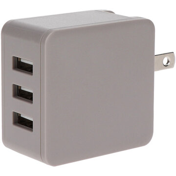 MOTTERU USB-A×3 AC充電器 ラテグレージュ