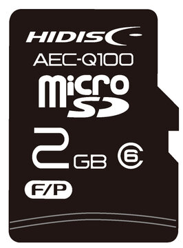 HIDISC 車載用途向けmicroSDカード 2GB