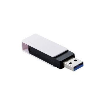USBメモリ/USB3.2Gen1対応/回転式/64GB/ホワイト
