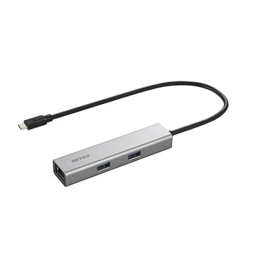 USB-Cドッキングステーション 5ポート PD非対応 シルバー