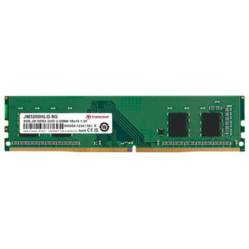 PC4-25600 CL22 1.2V DDR4 U-DIMM 8GB