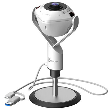 AI機能搭載360度パノラマWebカメラ スピーカーフォン内蔵
