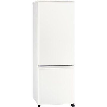 ボトムフリーザー2ドア冷蔵庫 168L マットホワイト