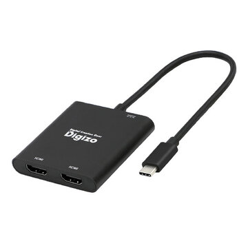 HDMI 4K×2ポート出力可能 Type-C変換アダプター