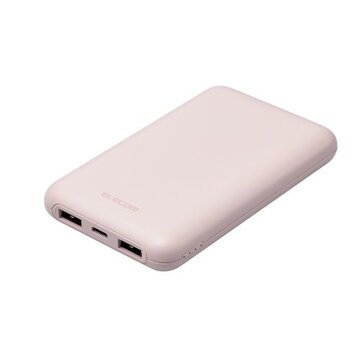 モバイルバッテリー/薄型/10000mAh/ピンク