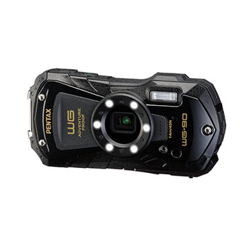 防水デジタルカメラ PENTAX WG-90 BLACK