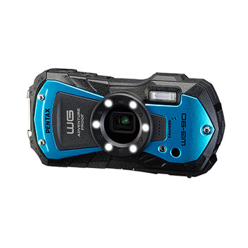 防水デジタルカメラ PENTAX WG-90 BLUE
