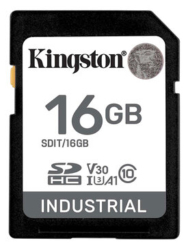 16GB SDHC Industrial UHS-I U3 V30A1 pSLC