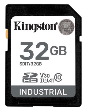32GB SDHC Industrial UHS-I U3 V30A1 pSLC