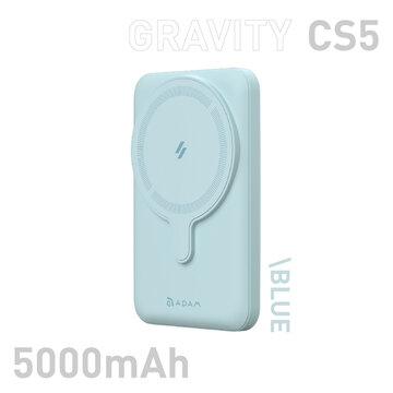 CS5 MagSafe 5000mAh スタンドバッテリー ブルー