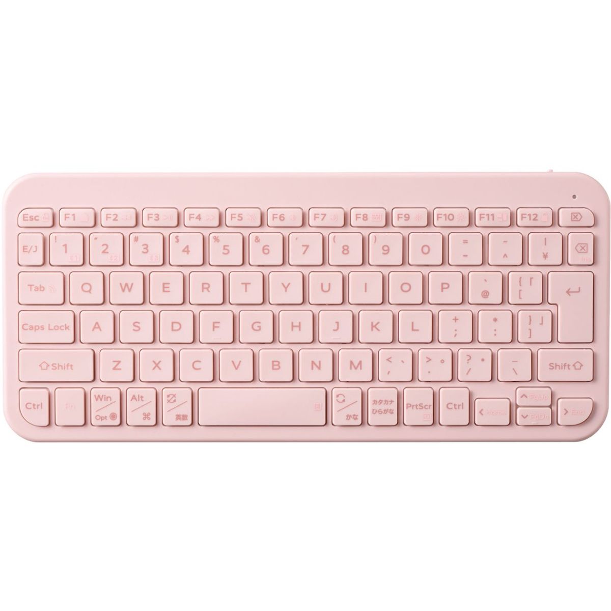 Bluetoothミニキーボード/薄型/パンタグラフ/ピンク