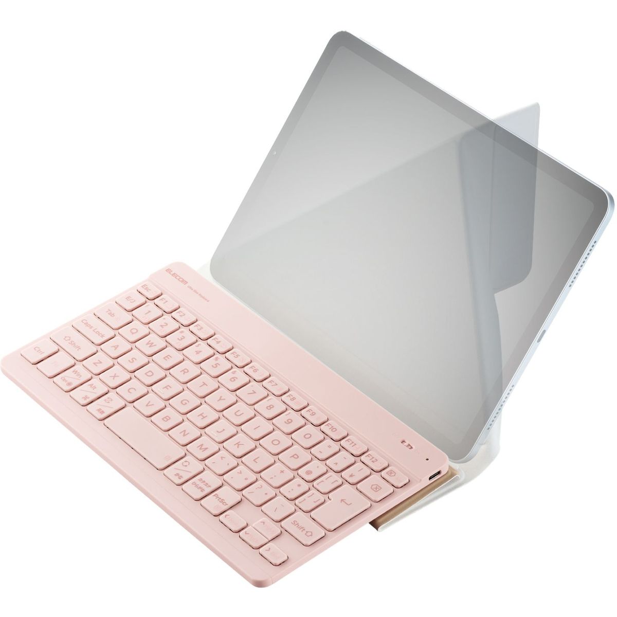 Bluetoothミニキーボード/超薄型/パンタグラフ/ピンク