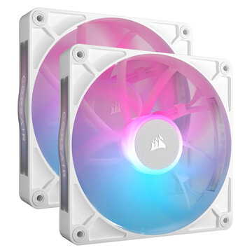iCUE LINK RX140 RGB White Dual Fan Kit