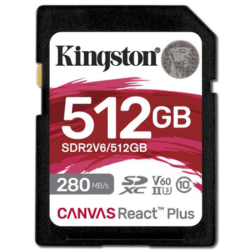 Canvas React Plus V60 SD メモリカード 512GB