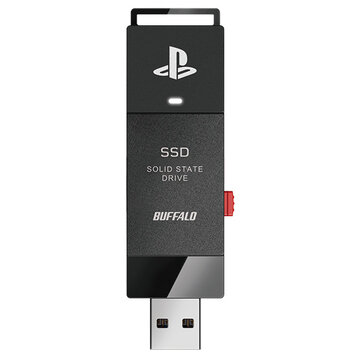 PS5公式ライセンス ポータブルSSD スティック 1TB ブラック