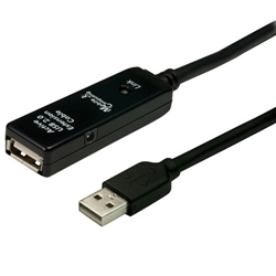 USB2.0アクティブ延長ケーブル 10m