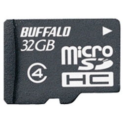 防水 Class4 microSDHCカード 32GB