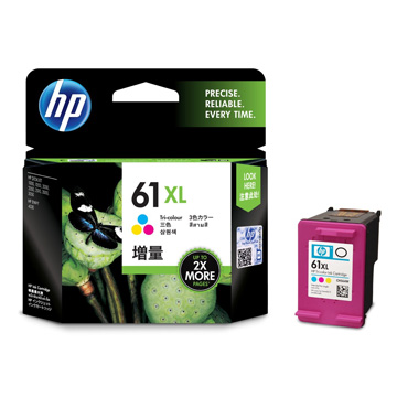 HP 61XL インクカートリッジ カラー(増量)
