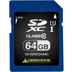 SDXCメモリーカード UHS-I クラス10 64GB
