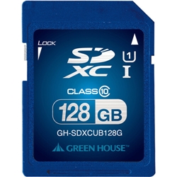 SDXCメモリーカード UHS-I クラス10 128GB