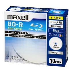 4Xデータ用BD-R 25GB10枚プリント対応ホワイト