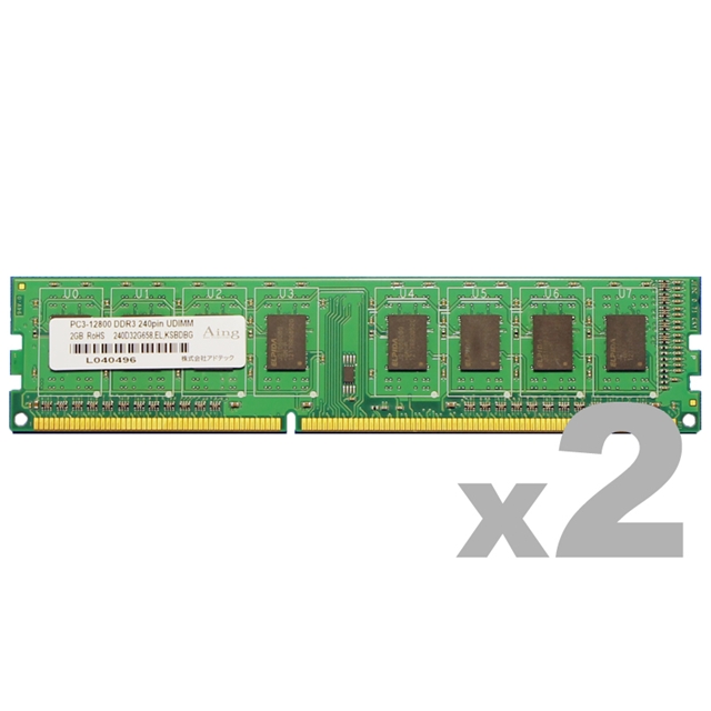 DDR3-1600 240pin UDIMM 8GB×2
